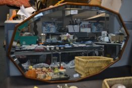 Wood Framed Bevel Edge Vintage Mirror