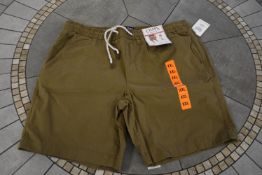 *Chaps Men's Pull-on Shorts Brown Size: XXL