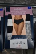 *Pack of 6 Carole Hochman High Cut Briefs Size: Large