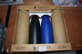 *Chillies Insulated Water Bottle 2pk