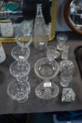 Cut Glass Lead Crystal Glassware