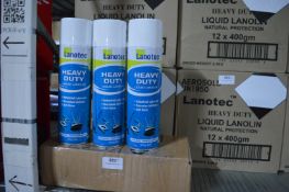 *4x 400g of Lanotec Liquid Lanoline Natural Protection Heavy Duty Spray Lubricant