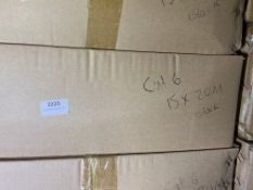 *Box of Fifteen 20m Black Cat 6 Cables