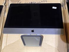 *21.5” Apple Computer (spec and passwords unknown, no keyboard or mouse)