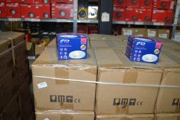 *72x Chrome TCP IP65 Fire Rated LED Downlights