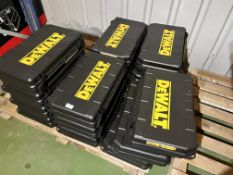 *Sixteen Dewalt Toolboxes
