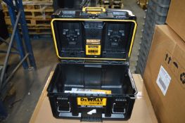 *Dewalt Tough System 2.0 DWST83470-GB Toolbox with Integral Dual Battery Charger