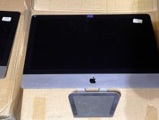 *21.5” Apple Computer (spec and passwords unknown, no keyboard or mouse)