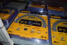*Three Dewalt 250mm x 30m 24 Tooth TCT Saw Blades