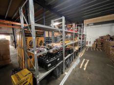 *Six Bays of Galvanised Medium Duty Warehouse Shelving (Four Bays 120x60cm and Two Bays 175x60cm) (
