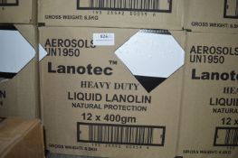 *Two Boxes of 12x Lanotec Liquid Lanoline Natural Protection Heavy Duty Spray Lubricant