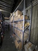 *Five Bays of Galvanised Medium Duty Warehouse Shelving 3m tall x 175x60cm (collection by