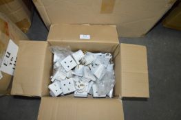 *Box of White UK to EU Travel Adapters