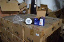 *24x Chrome and 24x White TCP IP65 Fire Rated Flush LED 5w Ceiling Lights