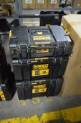 *Dewalt Tough System 2.0 Stackable 3pc Tool Set on Trolley