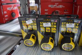*Two Stanely Fat Max 5m Tape Measures