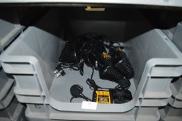 *Six Dewalt DC81104 12/18v XR L-Ion Battery Chargers with 13a UK Plugs