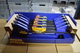 *Five Pairs of Irwin 300mm 12” Quick Grip Clamps