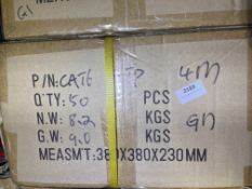 *Box of 4m Green Cat 6 Cables