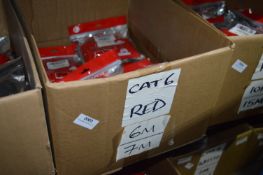 *Box of 6m to 7m Red Cat 6 Patch Cables