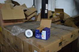 *24x Chrome and 24x White TCP IP65 Fire Rated Flush LED 5w Ceiling Lights