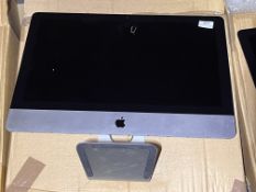 *21.5” Apple Computer (spec and passwords unknown, no keyboard or mouse)