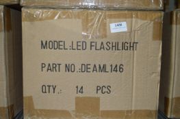 *Box of Fourteen Makita BML146 Torches