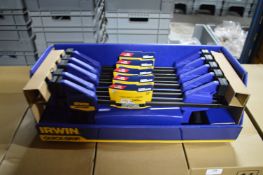 *Five Pairs of Irwin 300mm 12” Quick Grip Clamps