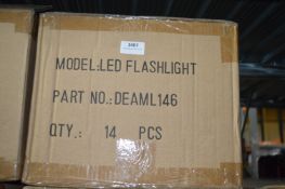*Box of Fourteen Makita BML146 Torches