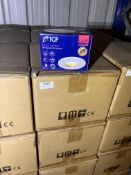 *Fifteen Boxes of Twelve TCP Chrome Fire Rated IP LED Downlights