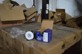 *24x Chrome and 24x White TCP IP65 Fire Rated Flush LED 5w Ceiling Lights