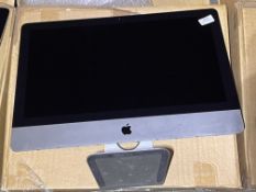 *21.5” Apple Computer (spec and passwords unknown, no keyboard or mouse)