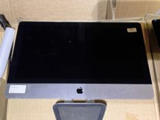 *21.5” Apple Computer (spec and passwords unknown, no keyboard or mouse)