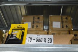 *Box of 20 Stanley Knives and a Pack of 100 Spare Blades