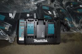 *Makita DC18RD Dual Battery Charger with EU Plug