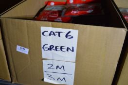 *Box of 2m to 3m Green Cat 6 Patch Cables