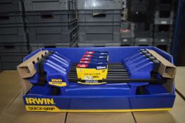 *Five Pairs of Irwin 300mm 12” Quick Grip Clamps