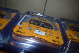 *Six Dewalt 165mm x 20mm 42 Tooth TCT Saw Blades