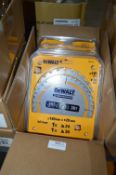 *Eight Packs of Two Dewalt BT90270-QZ 165x20mm Circular Saw Blades 24 and 36 Teeth