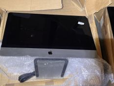 *21.5” Apple Computer (spec and passwords unknown, no keyboard or mouse)