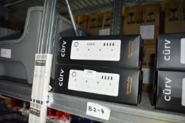 *Two Curv Smart Four Plug Extension Lead Sets Alexa & Google Compatible