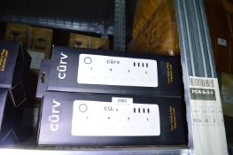 *Two Curv Smart Four Plug Extension Lead Sets Alexa & Google Compatible