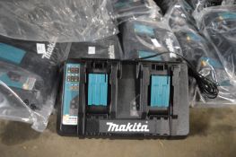 *Makita DC18RD Dual Battery Charger with EU Plug