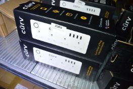 *Two Curv Four Gang Power Outlets Alexa & Google Compatible