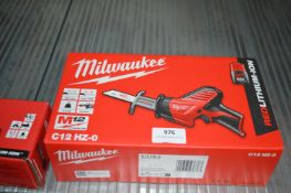 *Milwaukee C12HZ-0 Cordless Sub-Compact Hackzall