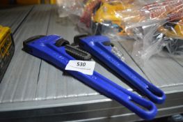 *One 8” and One 10” Expert Stilsons