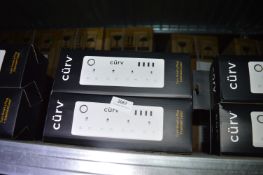 *Two Curv Smart Four Plug Extension Lead Sets Alexa & Google Compatible