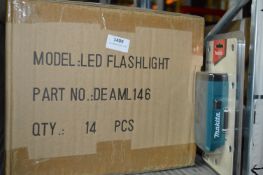 *Box of Fourteen Makita BML146 Torches