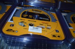 *Six Dewalt 165mm x 20mm 42 Tooth TCT Saw Blades