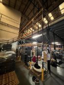 *Three Bays of Heavy Duty Pallet Racking Comprising Four Uprights, Twelve 270cm Beams, and Four 1m